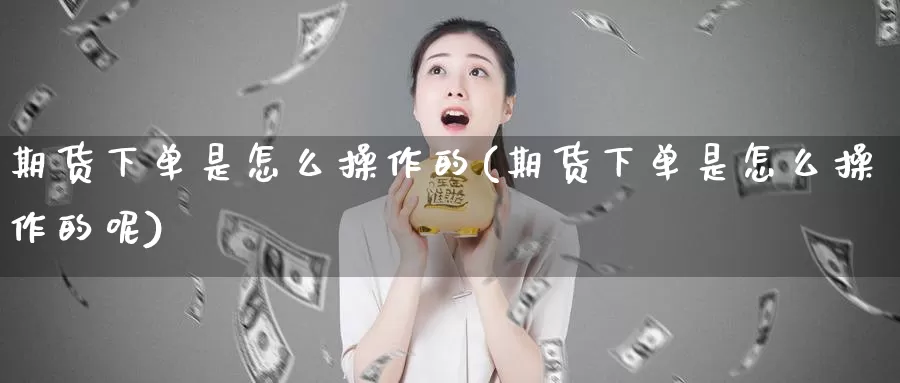 期货下单是怎么操作的(期货下单是怎么操作的呢)_https://www.ercigouzaozhubeng.com_理财中心_第1张