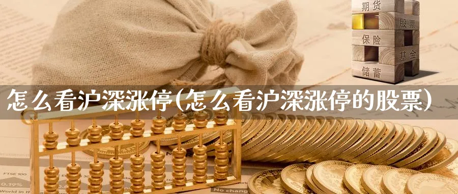 怎么看沪深涨停(怎么看沪深涨停的股票)_https://www.ercigouzaozhubeng.com_理财技巧_第1张