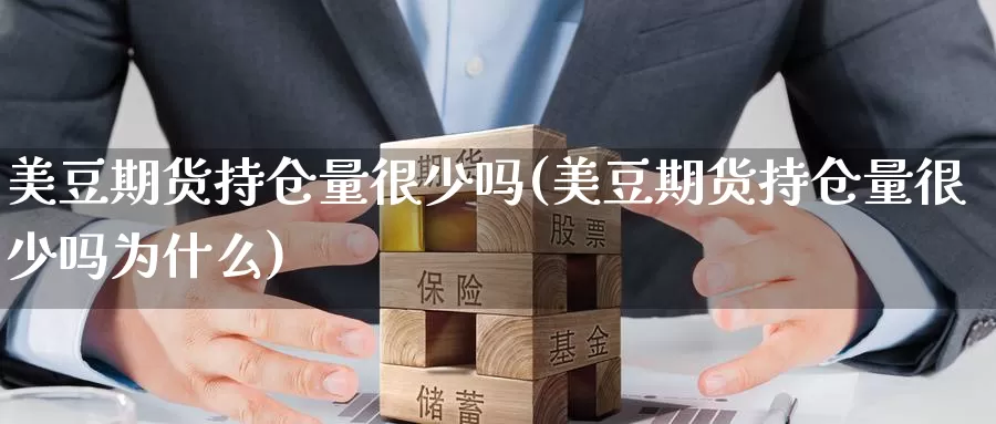 美豆期货持仓量很少吗(美豆期货持仓量很少吗为什么)_https://www.ercigouzaozhubeng.com_期货分析_第1张