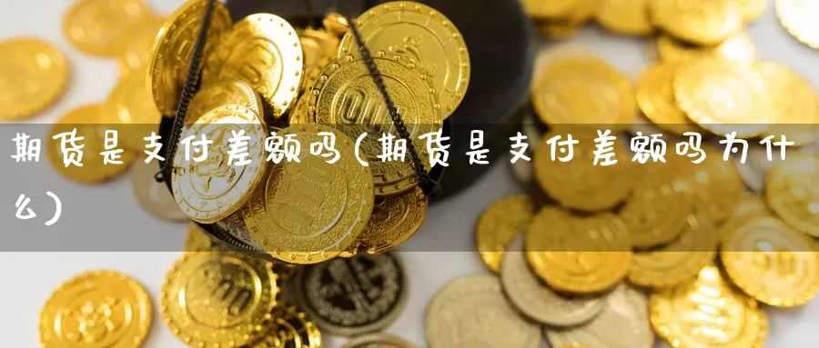 期货是支付差额吗(期货是支付差额吗为什么)_https://www.ercigouzaozhubeng.com_内盘期货_第1张