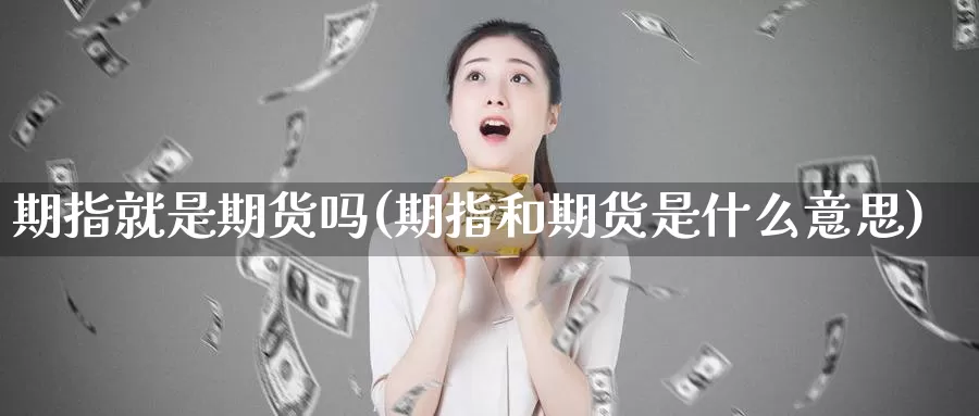 期指就是期货吗(期指和期货是什么意思)_https://www.ercigouzaozhubeng.com_期货百科_第1张