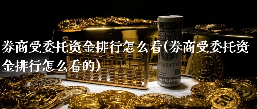 券商受委托资金排行怎么看(券商受委托资金排行怎么看的)_https://www.ercigouzaozhubeng.com_理财技巧_第1张