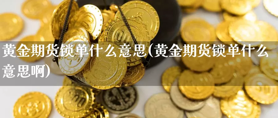 黄金期货锁单什么意思(黄金期货锁单什么意思啊)_https://www.ercigouzaozhubeng.com_外汇分析_第1张