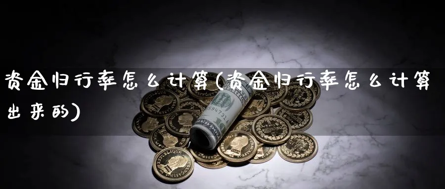 资金归行率怎么计算(资金归行率怎么计算出来的)_https://www.ercigouzaozhubeng.com_理财技巧_第1张