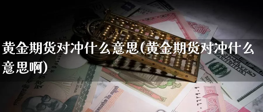 黄金期货对冲什么意思(黄金期货对冲什么意思啊)_https://www.ercigouzaozhubeng.com_大盘指标_第1张