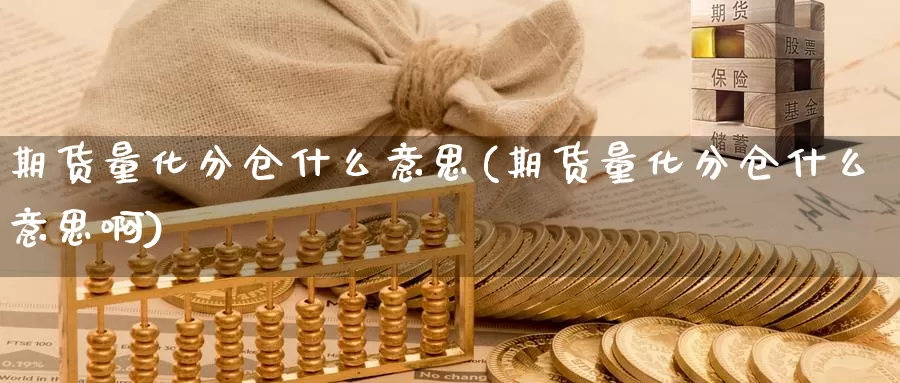 期货量化分仓什么意思(期货量化分仓什么意思啊)_https://www.ercigouzaozhubeng.com_期货入门_第1张