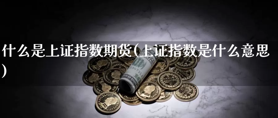 什么是上证指数期货(上证指数是什么意思)_https://www.ercigouzaozhubeng.com_股票市场_第1张