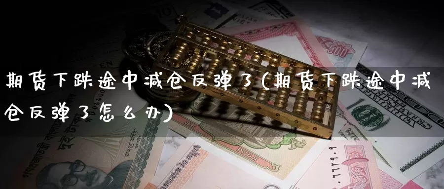 期货下跌途中减仓反弹了(期货下跌途中减仓反弹了怎么办)_https://www.ercigouzaozhubeng.com_黄金资讯_第1张