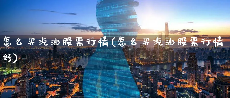 怎么买汽油股票行情(怎么买汽油股票行情好)_https://www.ercigouzaozhubeng.com_理财技巧_第1张