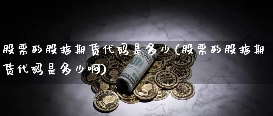 股票的股指期货代码是多少(股票的股指期货代码是多少啊)_https://www.ercigouzaozhubeng.com_实时热闻_第1张