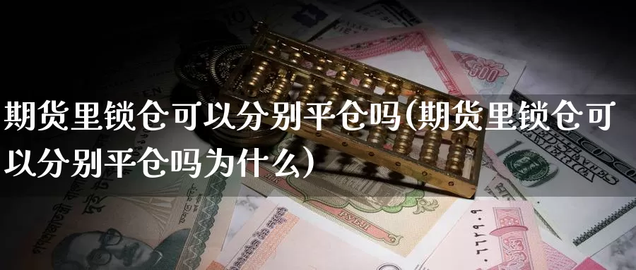 期货里锁仓可以分别平仓吗(期货里锁仓可以分别平仓吗为什么)_https://www.ercigouzaozhubeng.com_股票市场_第1张