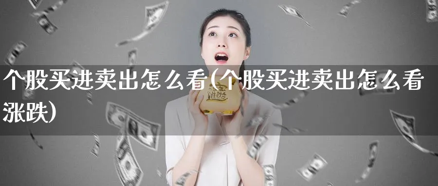 个股买进卖出怎么看(个股买进卖出怎么看涨跌)_https://www.ercigouzaozhubeng.com_理财技巧_第1张