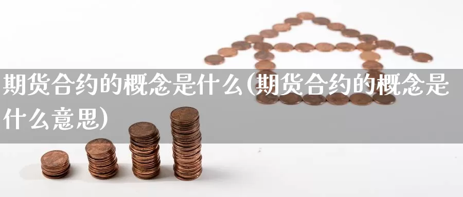 期货合约的概念是什么(期货合约的概念是什么意思)_https://www.ercigouzaozhubeng.com_债券分析_第1张