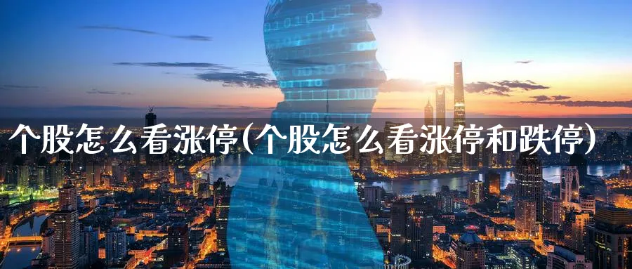 个股怎么看涨停(个股怎么看涨停和跌停)_https://www.ercigouzaozhubeng.com_理财技巧_第1张