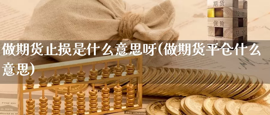 做期货止损是什么意思呀(做期货平仓什么意思)_https://www.ercigouzaozhubeng.com_A股市场_第1张