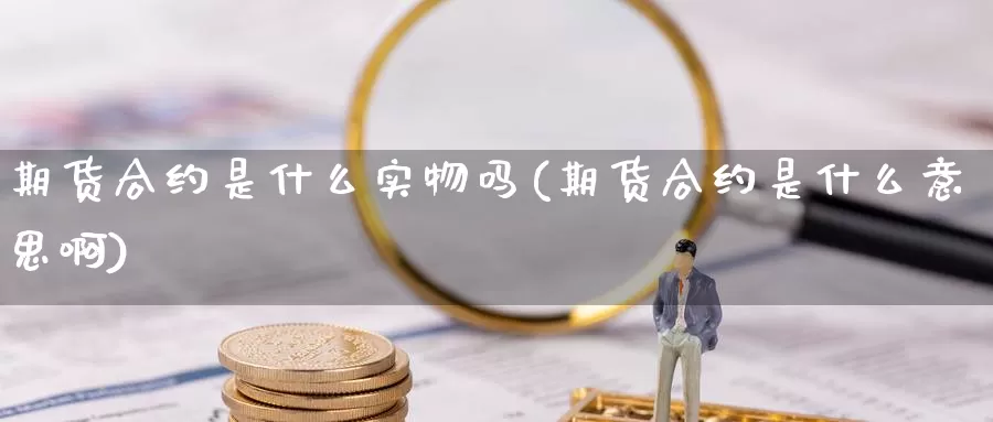 期货合约是什么实物吗(期货合约是什么意思啊)_https://www.ercigouzaozhubeng.com_原油期货_第1张